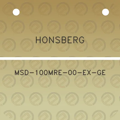 honsberg-msd-100mre-00-ex-ge