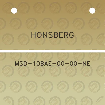 honsberg-msd-10bae-00-00-ne