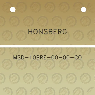 honsberg-msd-10bre-00-00-co