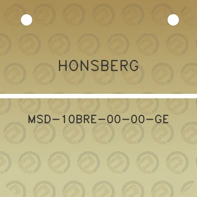 honsberg-msd-10bre-00-00-ge