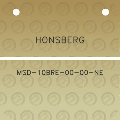 honsberg-msd-10bre-00-00-ne