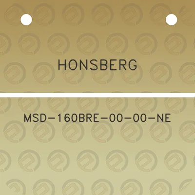 honsberg-msd-160bre-00-00-ne