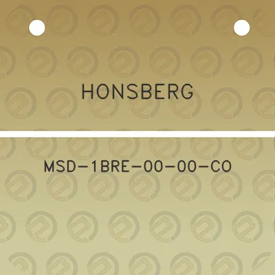 honsberg-msd-1bre-00-00-co