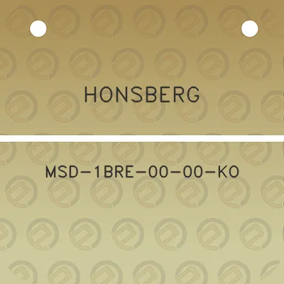 honsberg-msd-1bre-00-00-ko