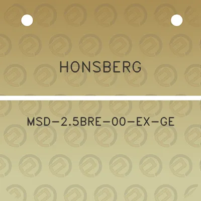 honsberg-msd-25bre-00-ex-ge