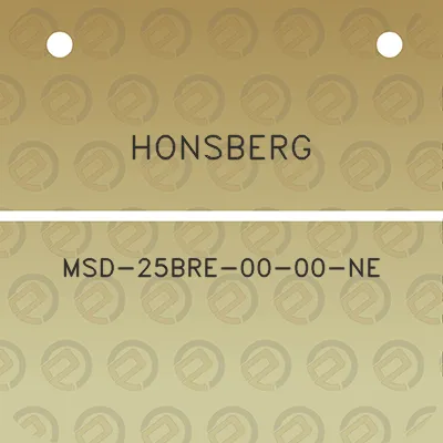 honsberg-msd-25bre-00-00-ne