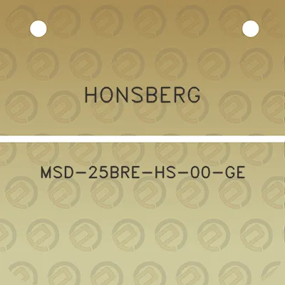 honsberg-msd-25bre-hs-00-ge