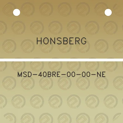 honsberg-msd-40bre-00-00-ne