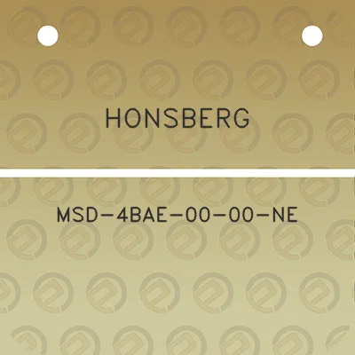 honsberg-msd-4bae-00-00-ne