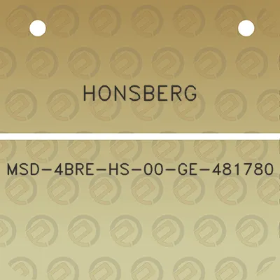 honsberg-msd-4bre-hs-00-ge-481780