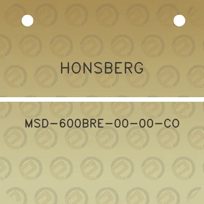 honsberg-msd-600bre-00-00-co