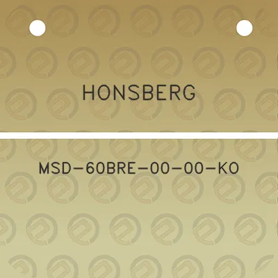 honsberg-msd-60bre-00-00-ko