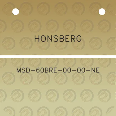 honsberg-msd-60bre-00-00-ne