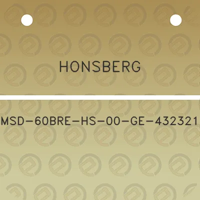 honsberg-msd-60bre-hs-00-ge-432321