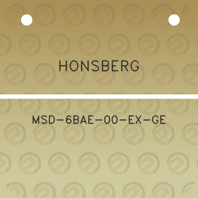 honsberg-msd-6bae-00-ex-ge