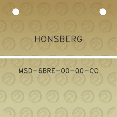 honsberg-msd-6bre-00-00-co