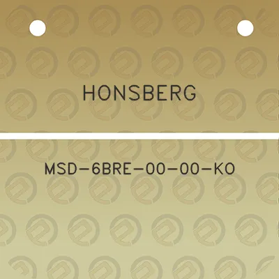 honsberg-msd-6bre-00-00-ko