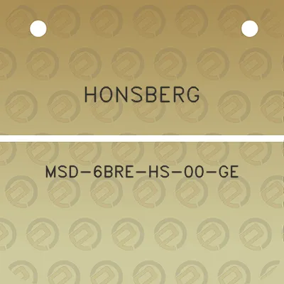 honsberg-msd-6bre-hs-00-ge