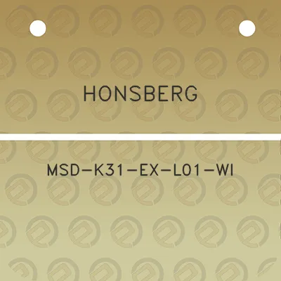 honsberg-msd-k31-ex-l01-wi