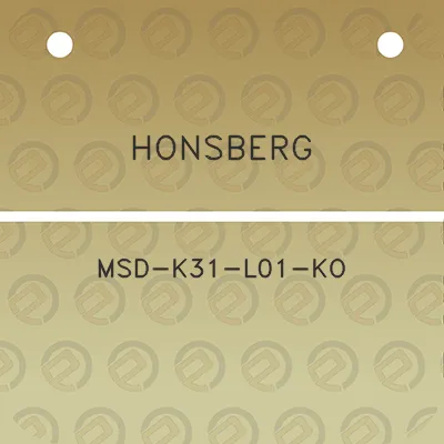 honsberg-msd-k31-l01-ko