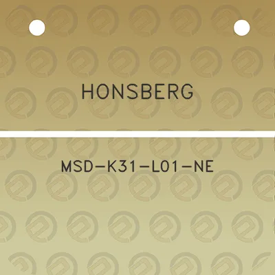 honsberg-msd-k31-l01-ne