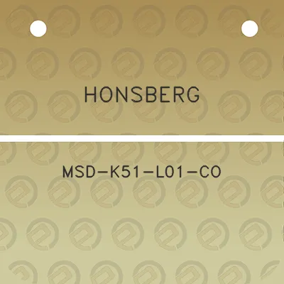 honsberg-msd-k51-l01-co