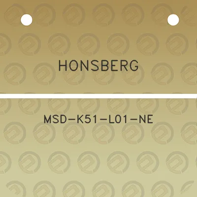 honsberg-msd-k51-l01-ne