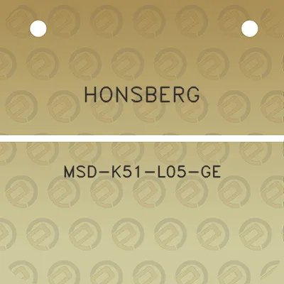 honsberg-msd-k51-l05-ge