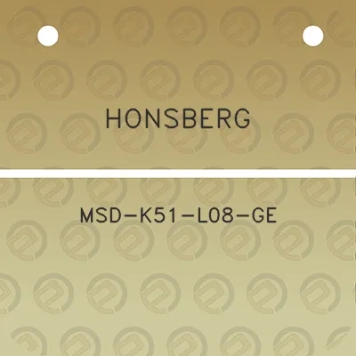 honsberg-msd-k51-l08-ge