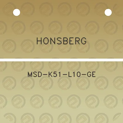 honsberg-msd-k51-l10-ge