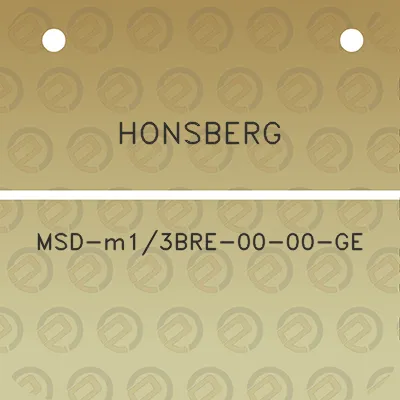 honsberg-msd-m13bre-00-00-ge