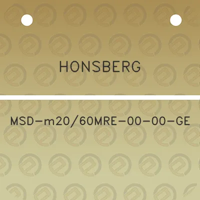 honsberg-msd-m2060mre-00-00-ge