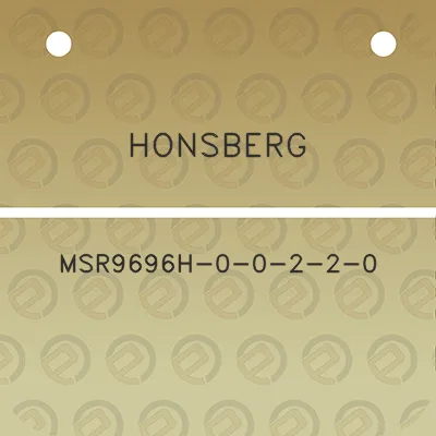 honsberg-msr9696h-0-0-2-2-0