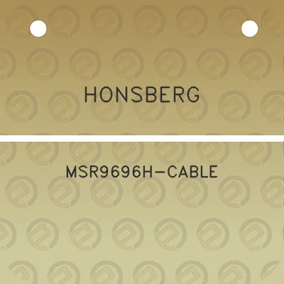 honsberg-msr9696h-cable