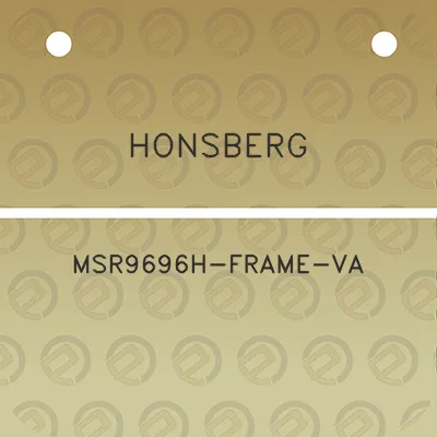 honsberg-msr9696h-frame-va