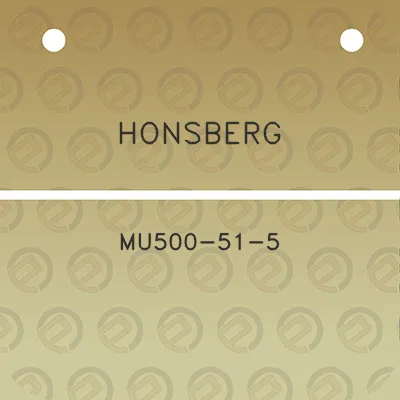 honsberg-mu500-51-5