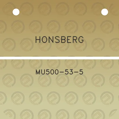 honsberg-mu500-53-5