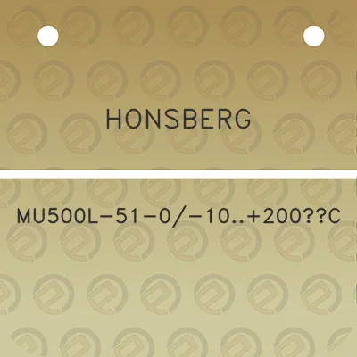 honsberg-mu500l-51-0-10200c