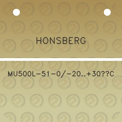 honsberg-mu500l-51-0-2030c