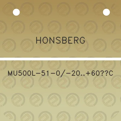 honsberg-mu500l-51-0-2060c