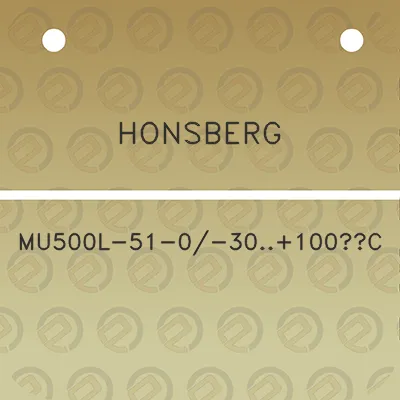 honsberg-mu500l-51-0-30100c