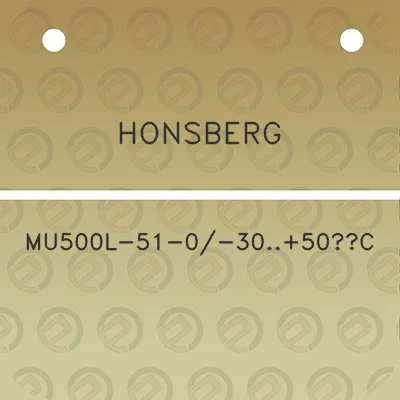 honsberg-mu500l-51-0-3050c