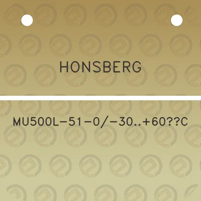 honsberg-mu500l-51-0-3060c