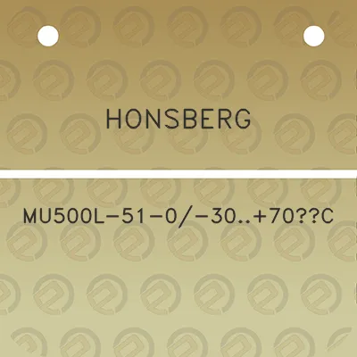 honsberg-mu500l-51-0-3070c