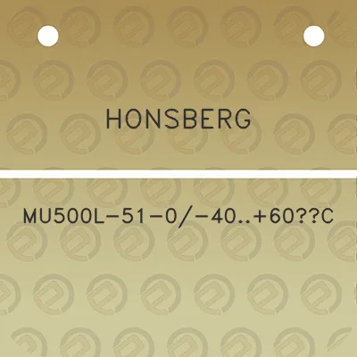 honsberg-mu500l-51-0-4060c