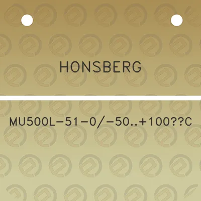 honsberg-mu500l-51-0-50100c