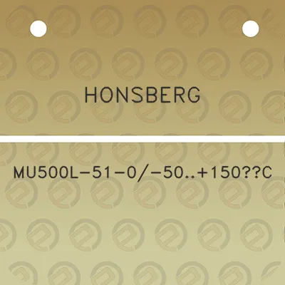 honsberg-mu500l-51-0-50150c