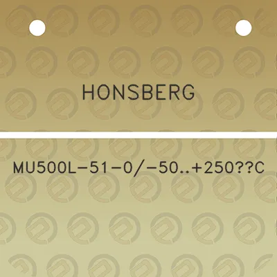 honsberg-mu500l-51-0-50250c