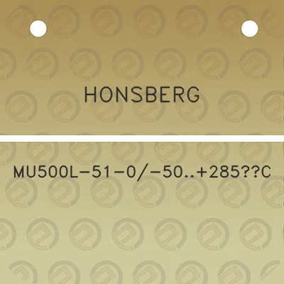 honsberg-mu500l-51-0-50285c