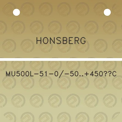 honsberg-mu500l-51-0-50450c